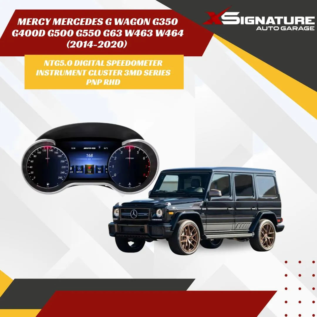 MERCY MERCEDES G WAGON G350 G400D G500 G550 G63 W463 W464 (2014-2020) NTG5.0 DIGITAL SPEEDOMETER INSTRUMENT CLUSTER 3MD SERIES PNP RHD