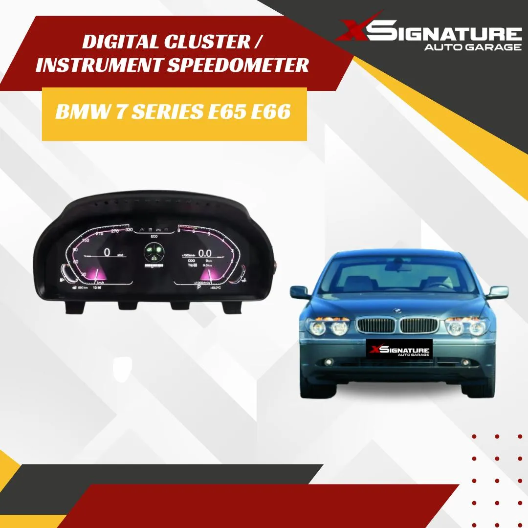 DIGITAL CLUSTER SPEEDOMETER BMW 7 SERIES E65 E66 G SERIES STYLE