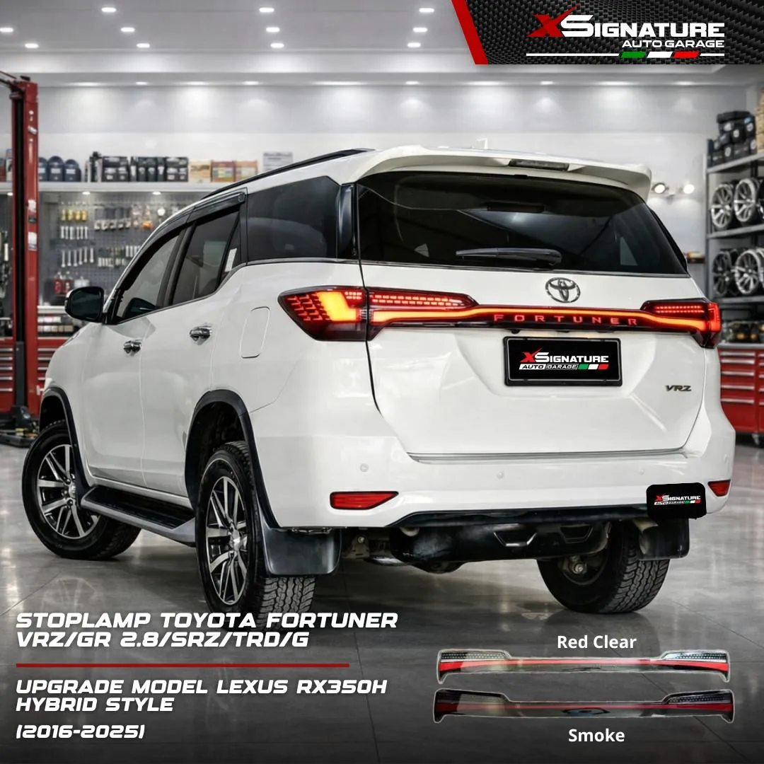 STOPLAMP TOYOTA FORTUNER VRZ/GR 2.8/SRZ/TRD/G (2016-2025) UPGRADE MODEL LEXUS RX350H HYBRID STYLE