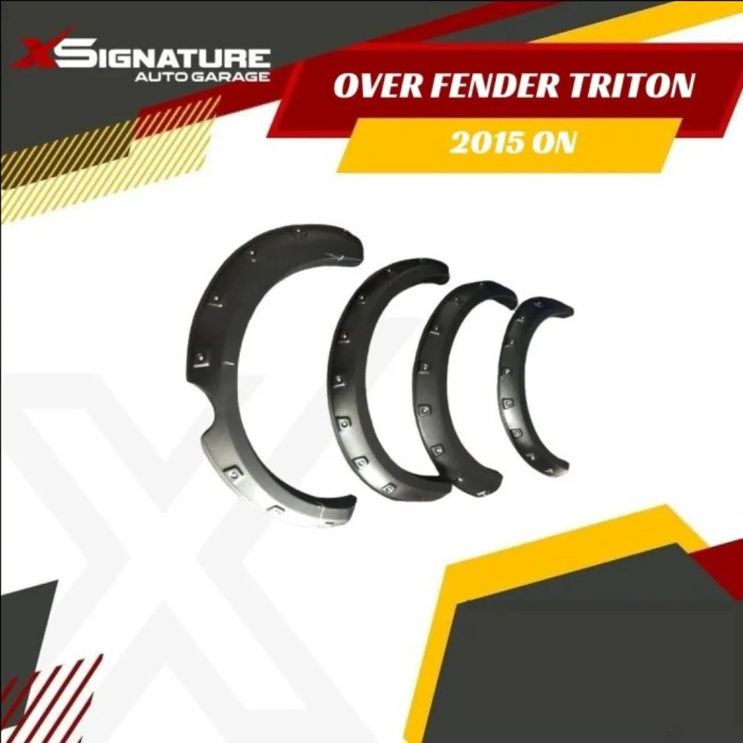 OVER FENDER / FENDER FLARE IMPORT TRITON L200 IMPORT 2015 ON