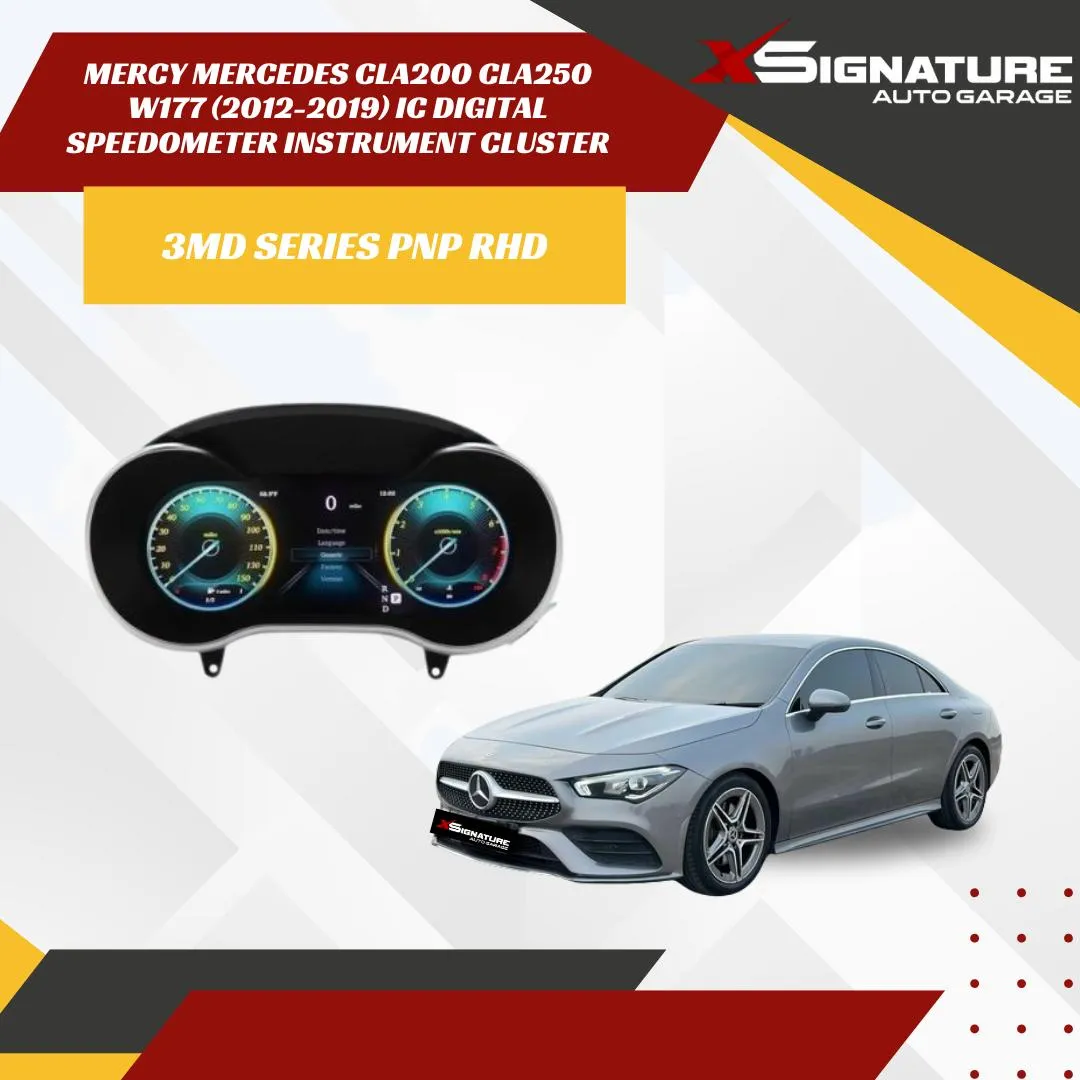 MERCY MERCEDES CLA200 CLA250 W177 (2012-2019) IC DIGITAL SPEEDOMETER INSTRUMENT CLUSTER 3MD SERIES PNP RHD